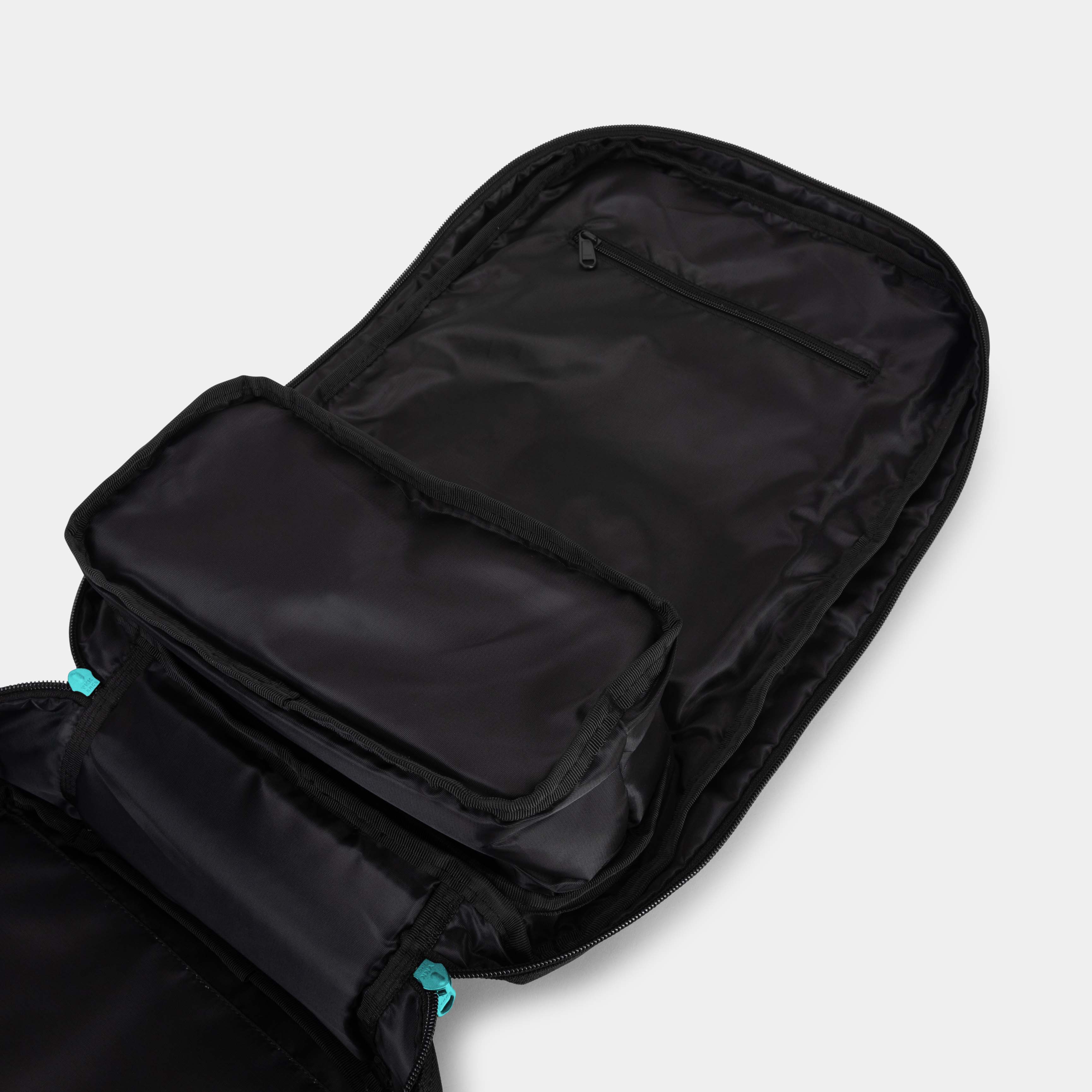 Black & Aqua Hybrid Backpack - Image 7