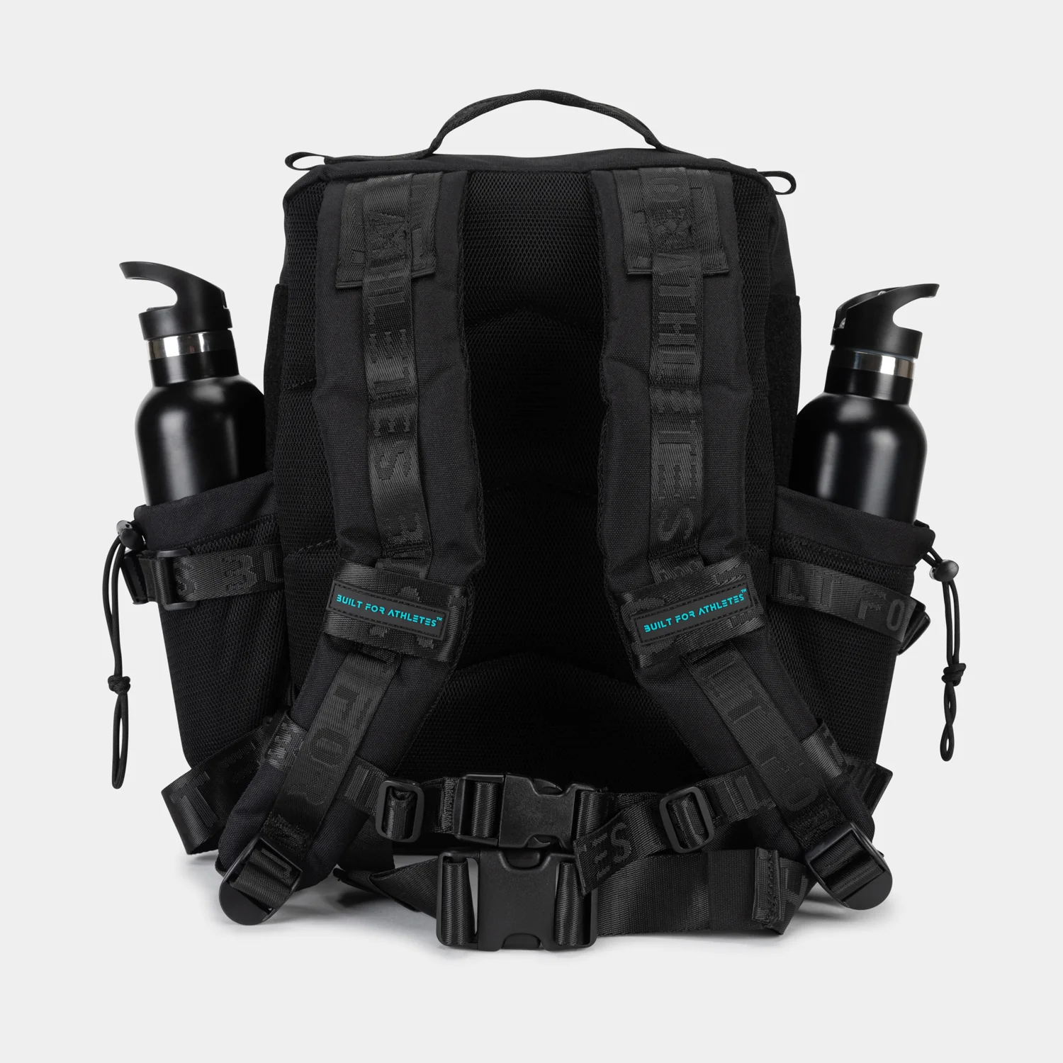 Black & Aqua Gym Backpack Compact - Image 7