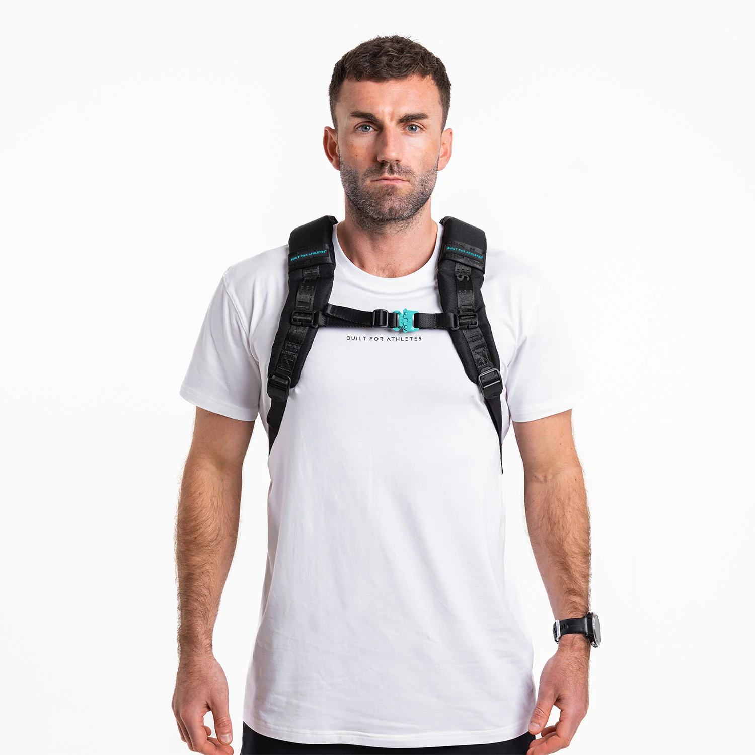 Black & Aqua Training Backpack - Image 8