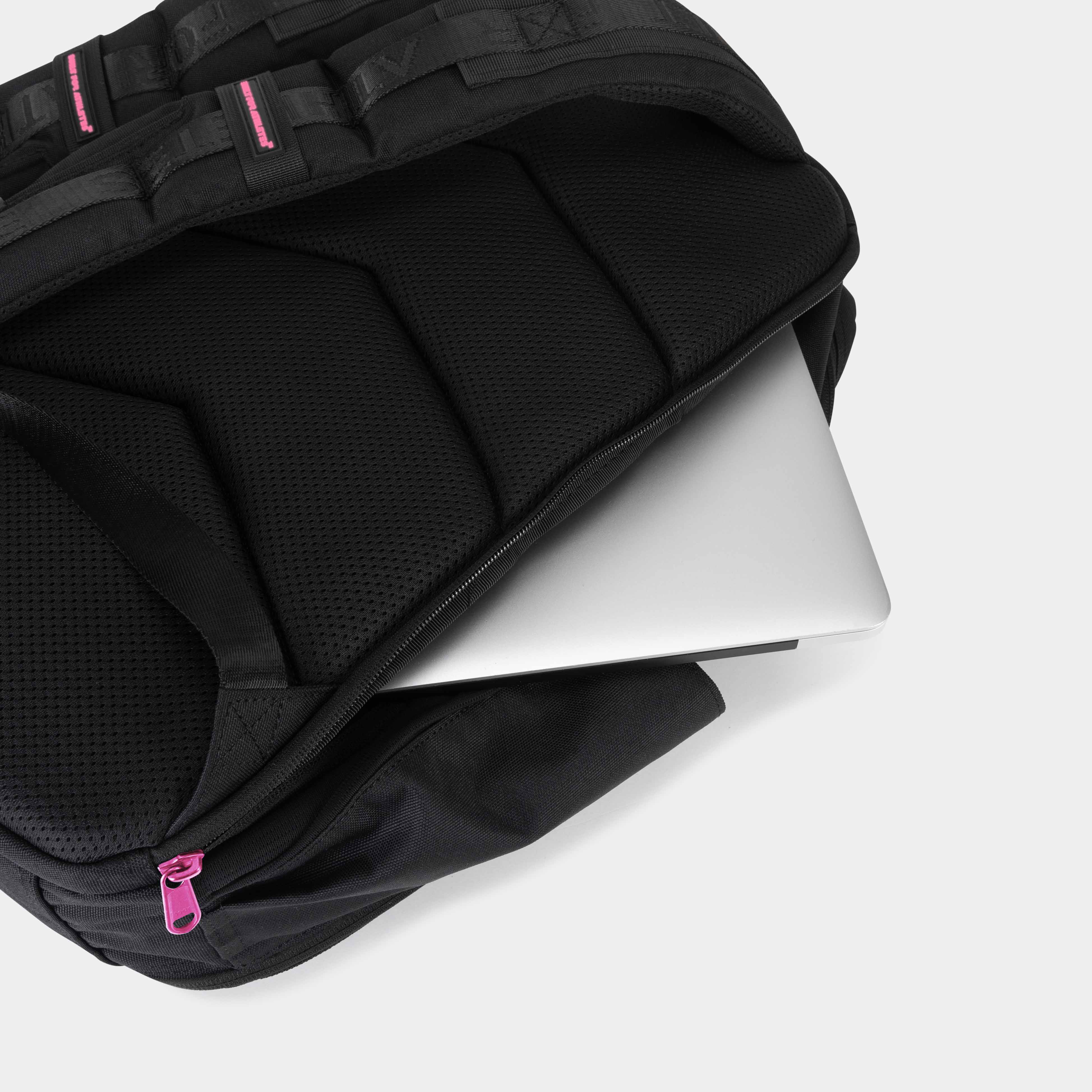 Black & Pink Hybrid Backpack - Image 8