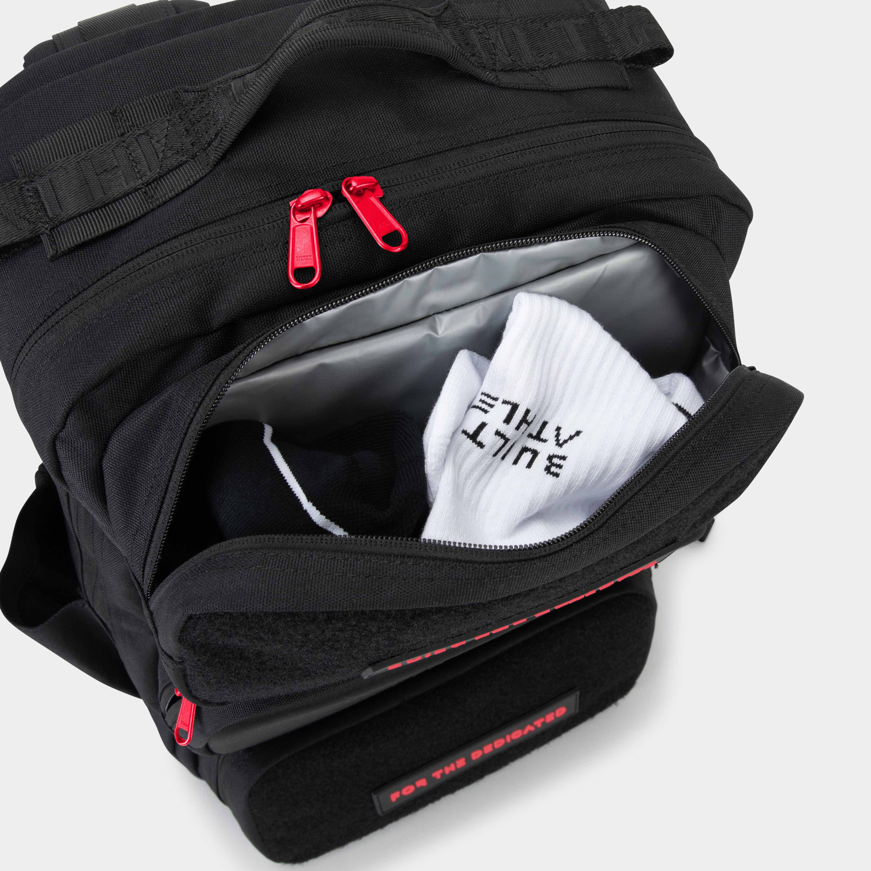 Black & Red Hybrid Backpack - Image 4