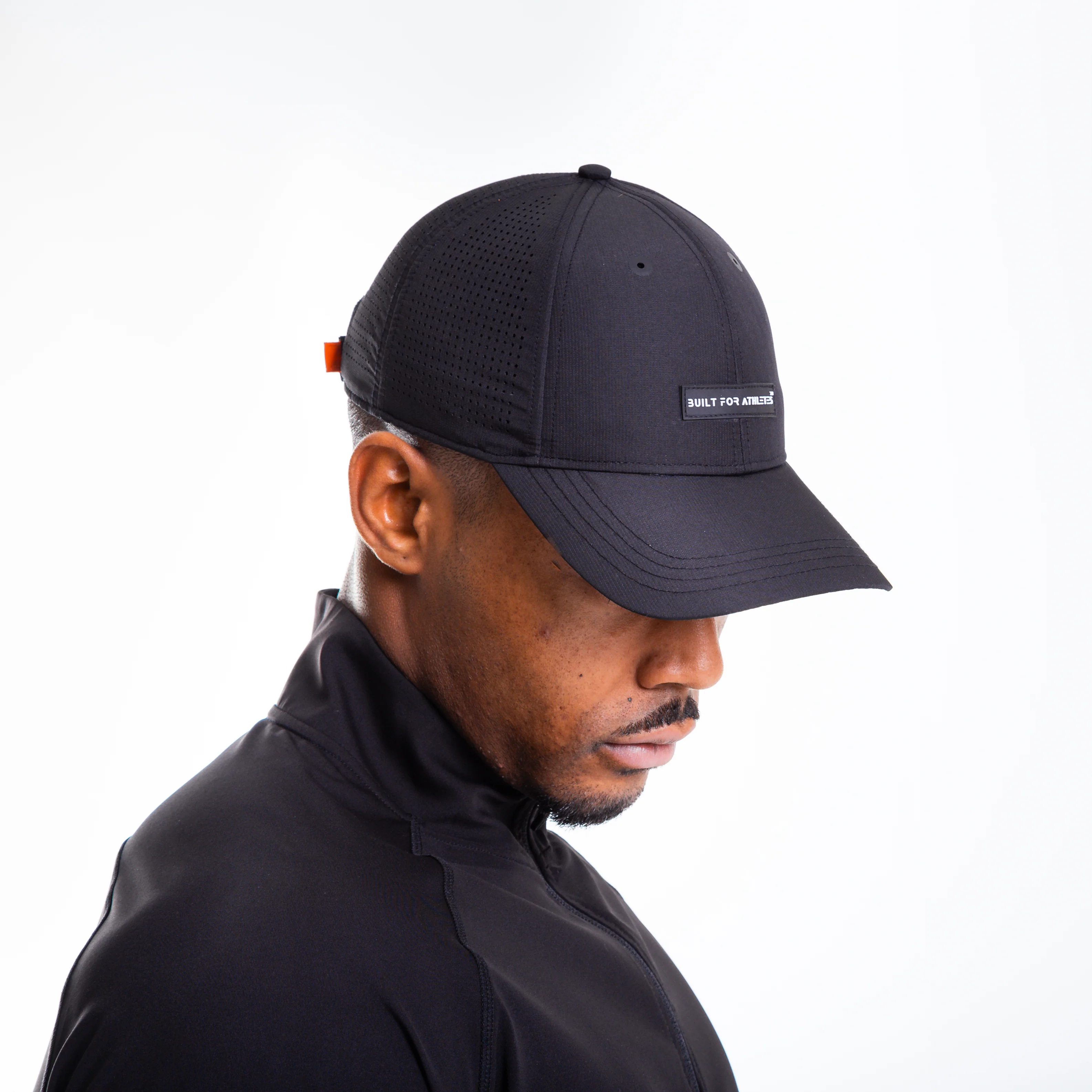 Unisex Black Training Cap - Image 3