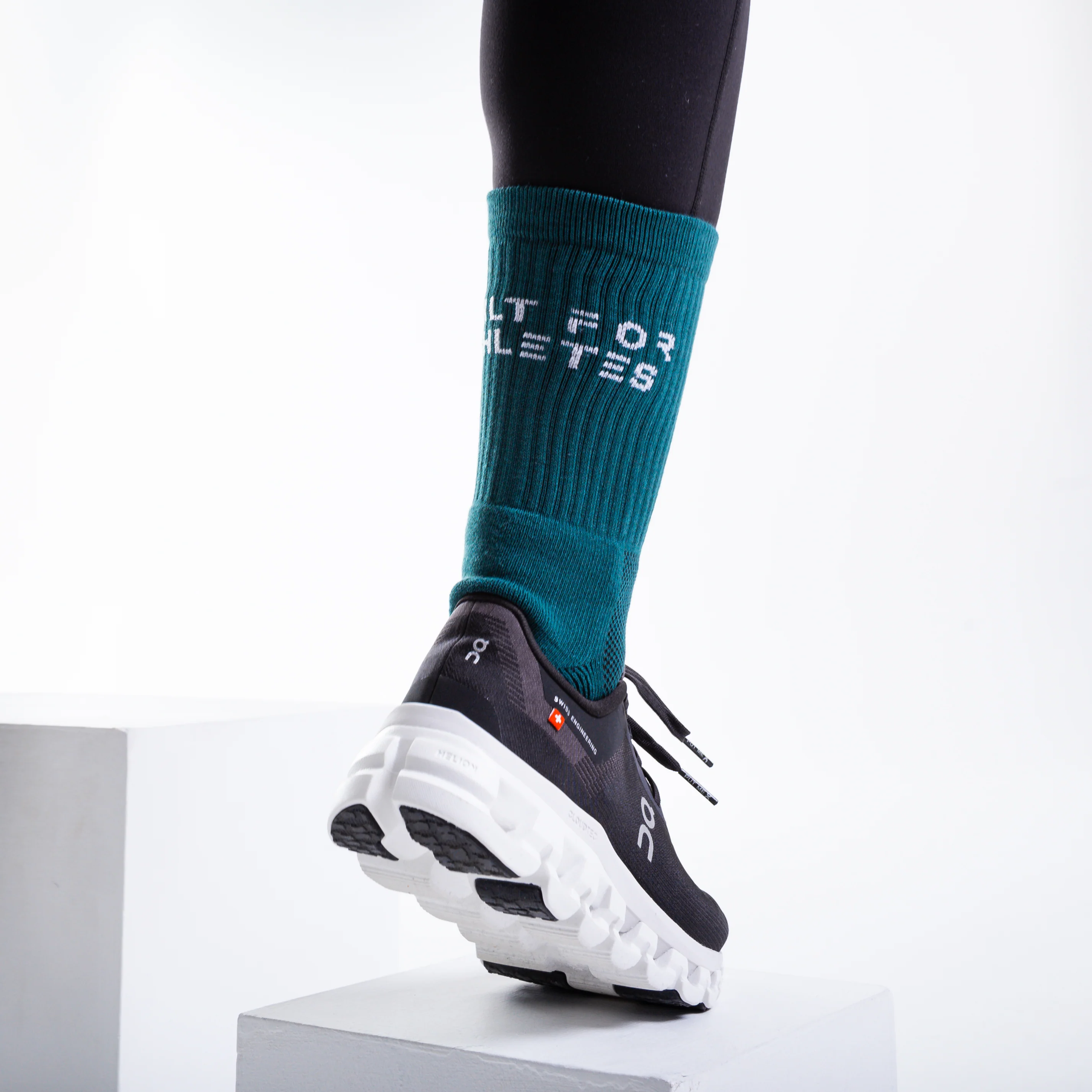 Forest Green Crew Training Sock - Image 3