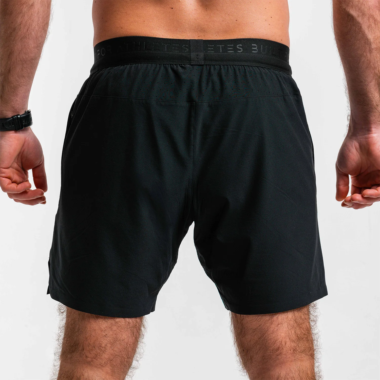 Men's Black 2-in-1 Training Shorts - Image 6