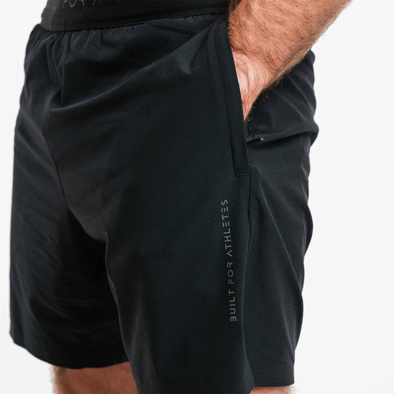 Men's Black 2-in-1 Training Shorts - Image 7