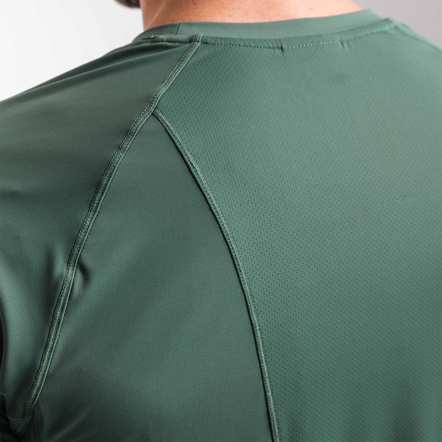 Men's Washed Green Training T-Shirt - Image 5