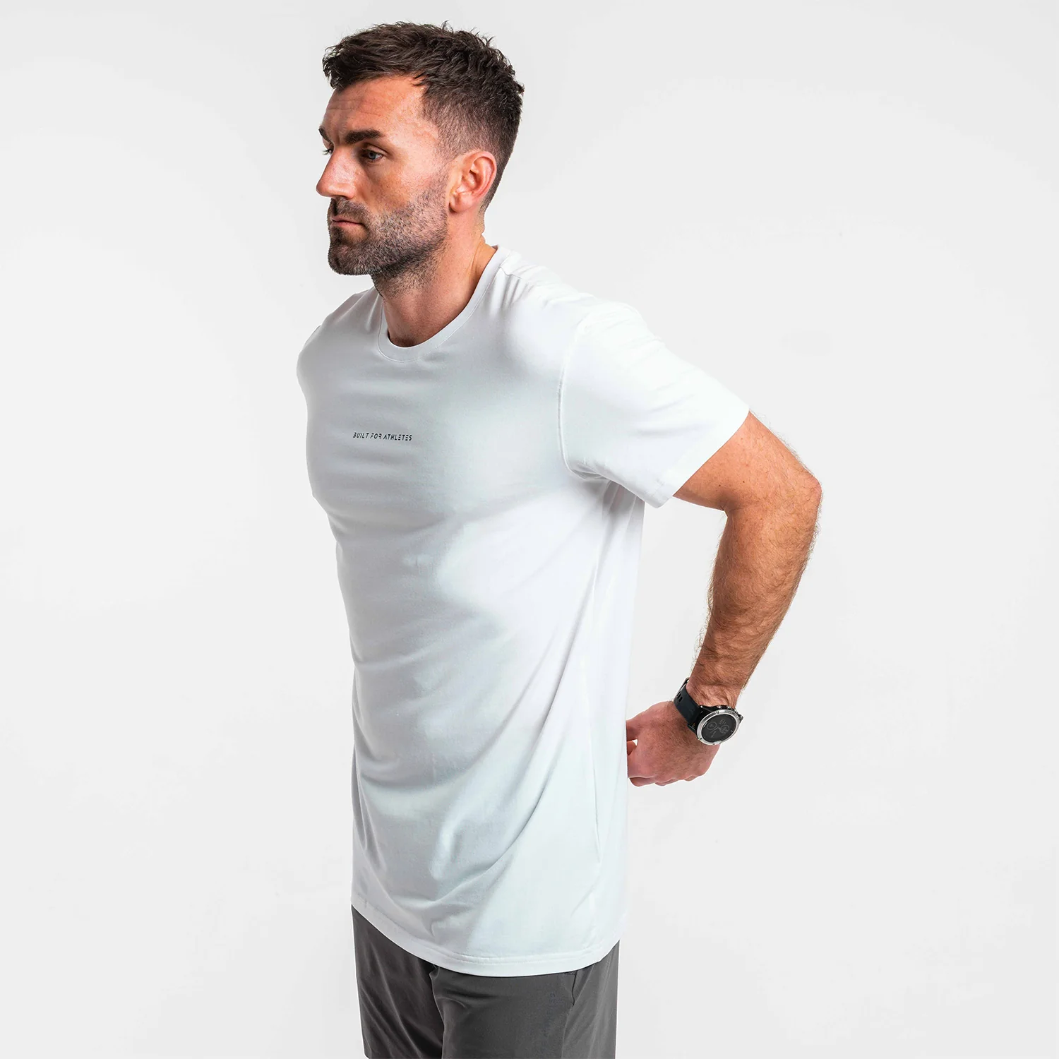 Men's White Essentials T-Shirt - Image 3