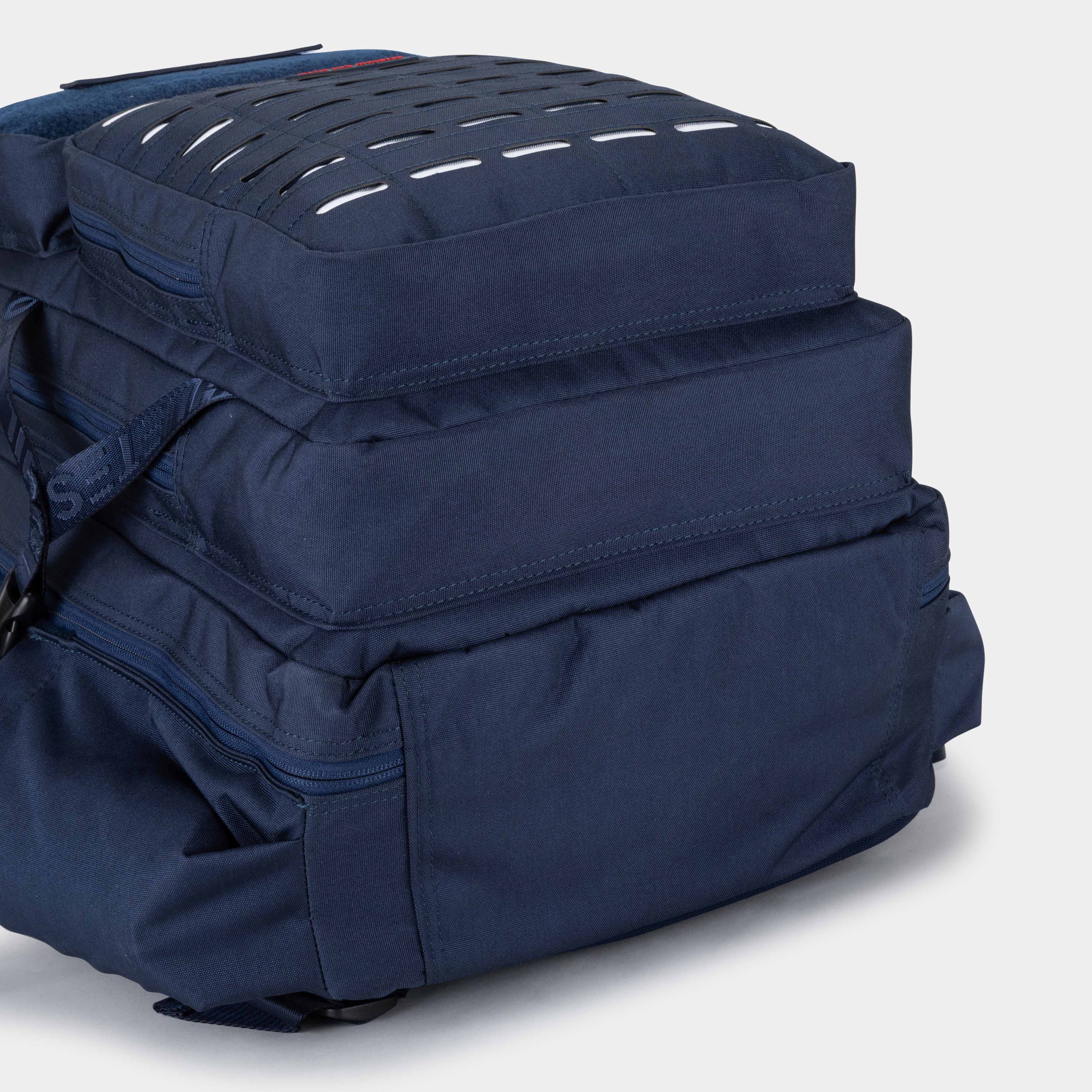 Navy & White Gym Backpack Plus - Image 5