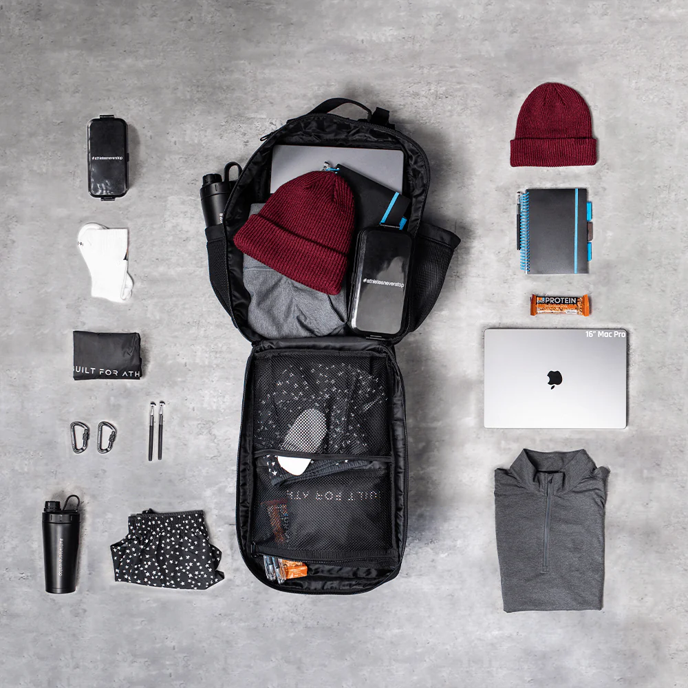 Black Gym Backpack Compact - Image 18