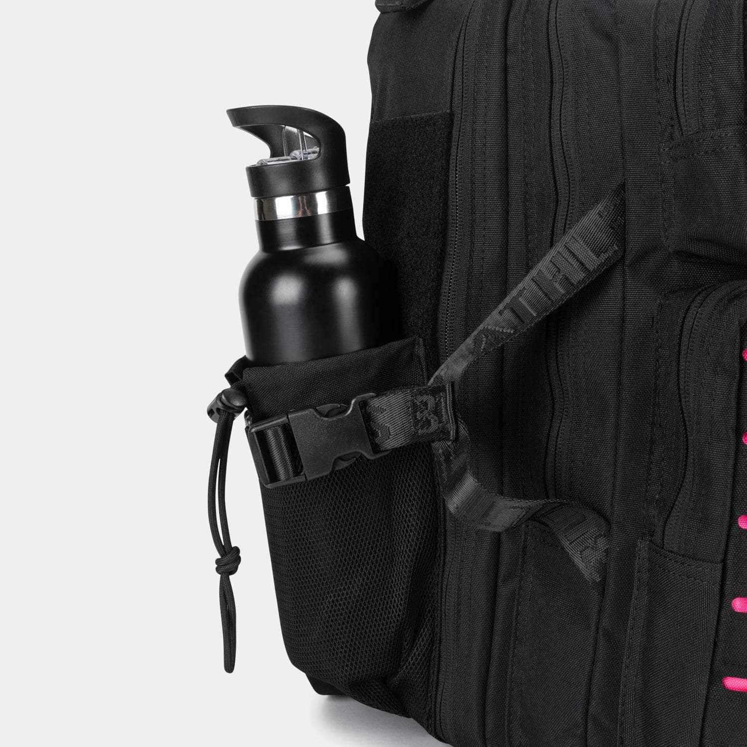 Black & Pink Gym Backpack Compact - Image 11