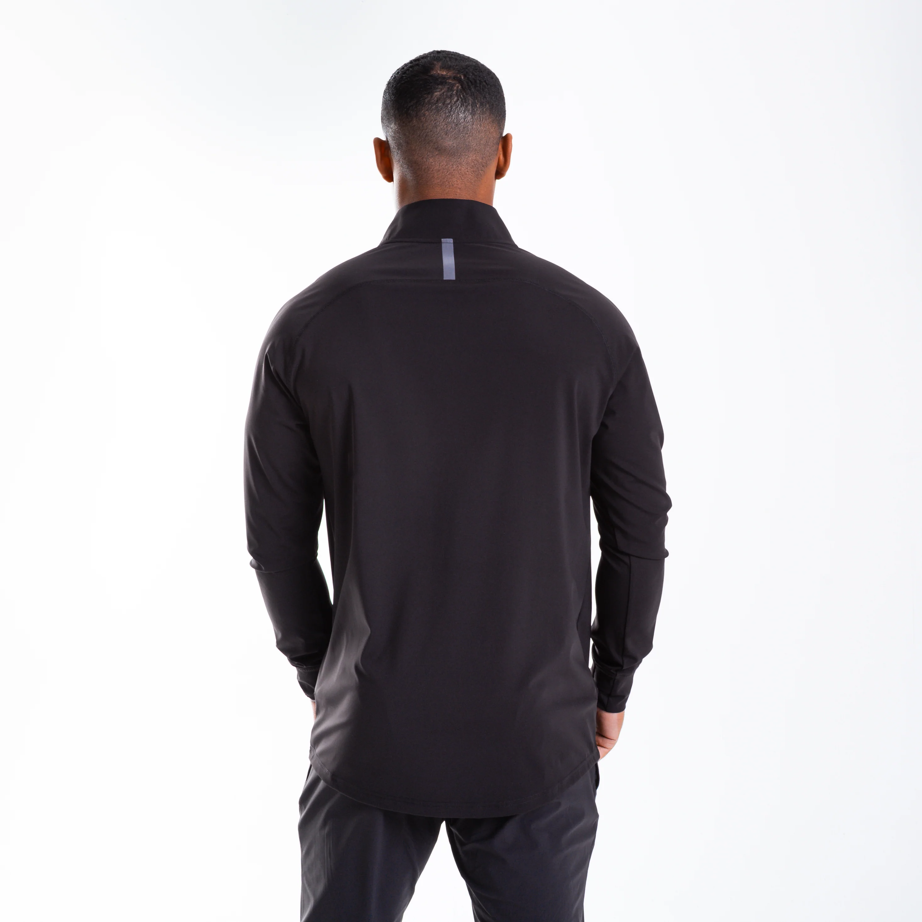 Men's Black 1/4 Zip Pullover - Image 8