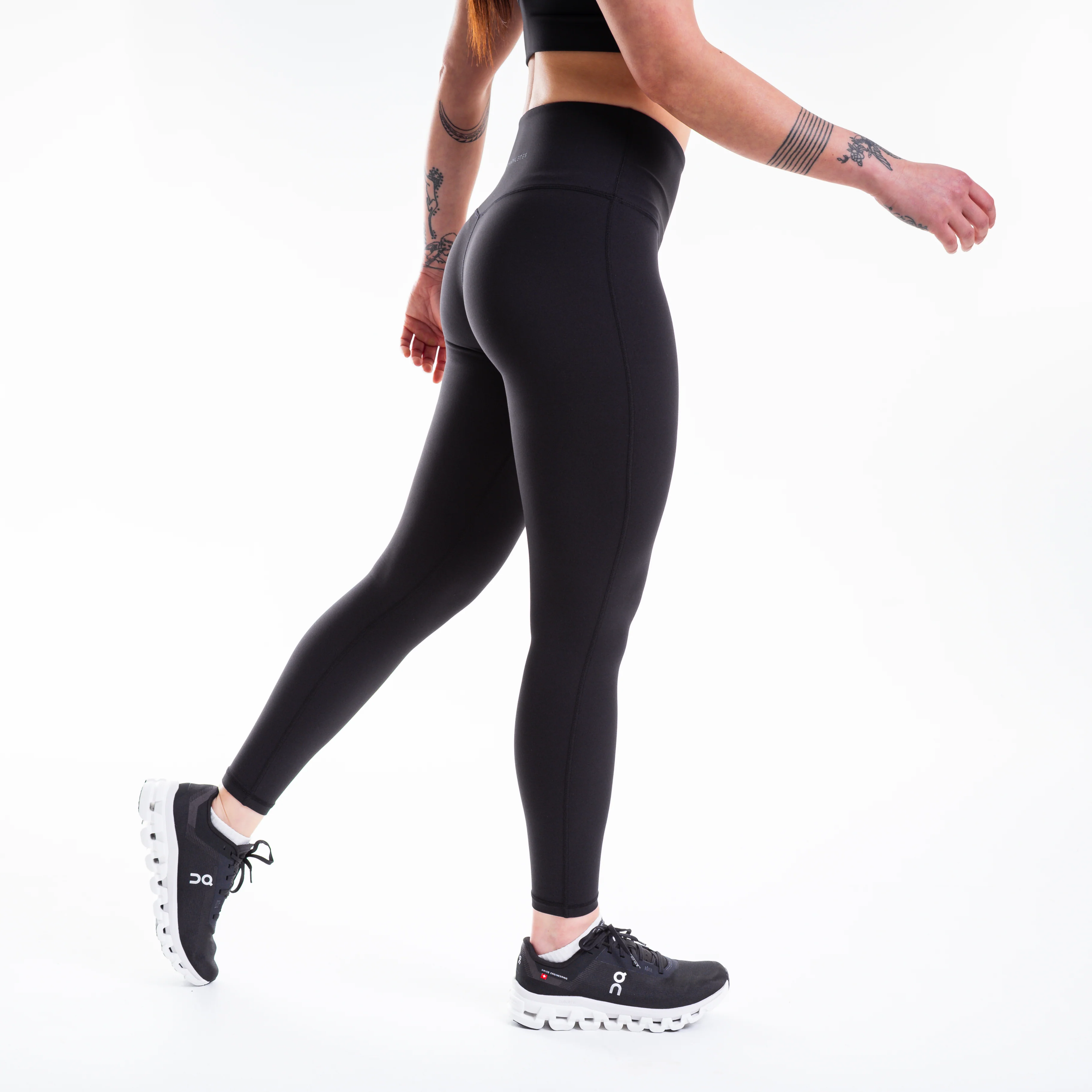 Women's Black Training Leggings - Image 5
