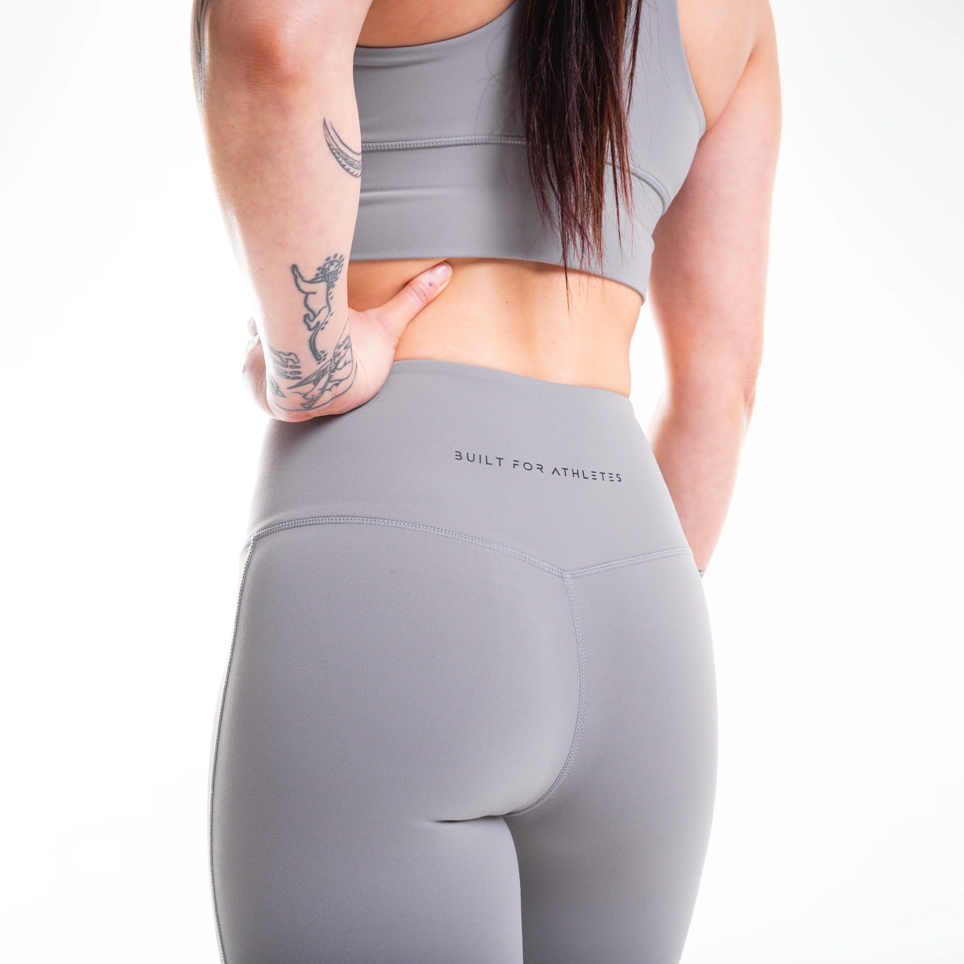 Women's Concrete Training Leggings - Image 8
